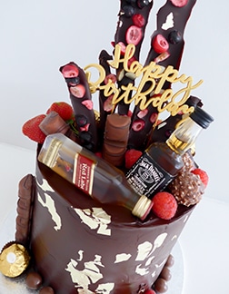 Chocolate-gold-mens-birthday-cake